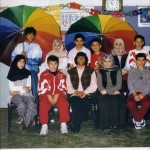 De eerste islamitische schoolklas - een reünie foto